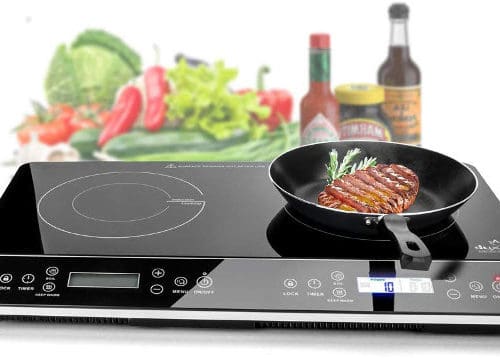 DUXTOP 9620LS LCD PORTABLE DOUBLE INDUCTION COOKTOP 1800W
