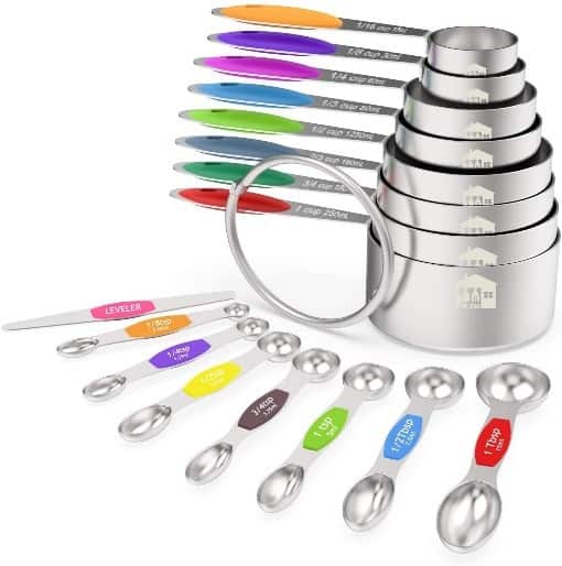 Wildone Measuring cups and Spoons Set